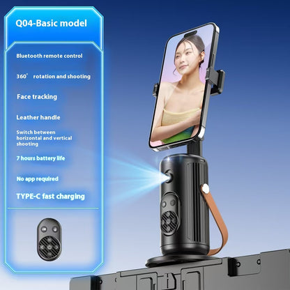 Smart AI Face Recognition Mobile Live Streaming Bluetooth Selfie Holder