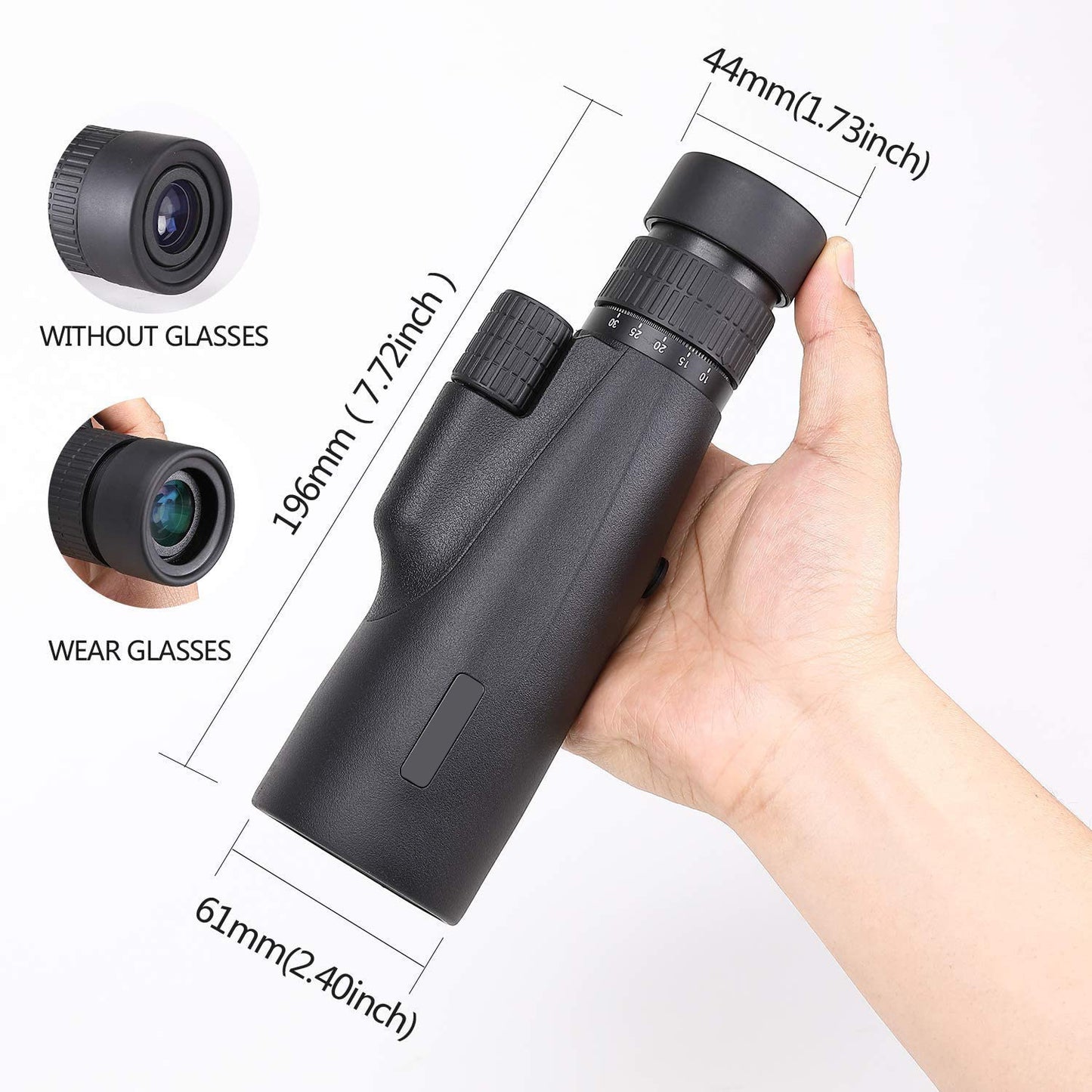 Monocular Telescope 10-30x50 HD Zoom Mobile Phone Camera Telescope