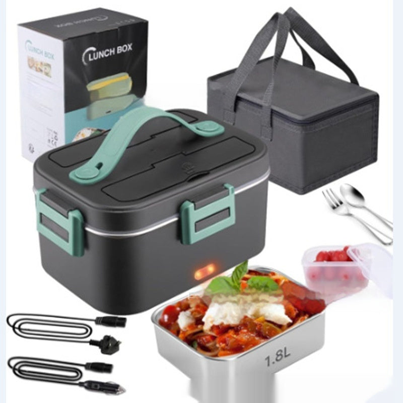 75W Electric Lunch Box Portable Household Car-mounted Heating No Water Injection