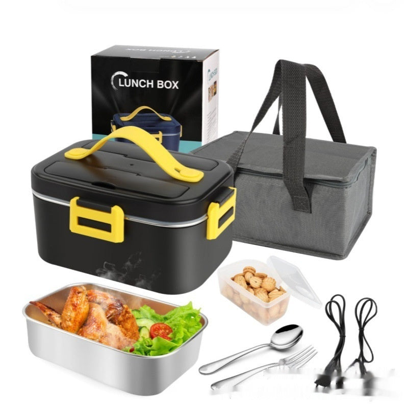 75W Electric Lunch Box Portable Household Car-mounted Heating No Water Injection