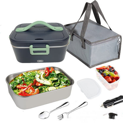 75W Electric Lunch Box Portable Household Car-mounted Heating No Water Injection