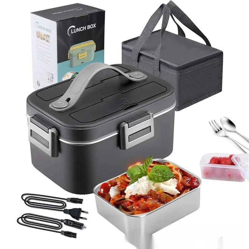 75W Electric Lunch Box Portable Household Car-mounted Heating No Water Injection