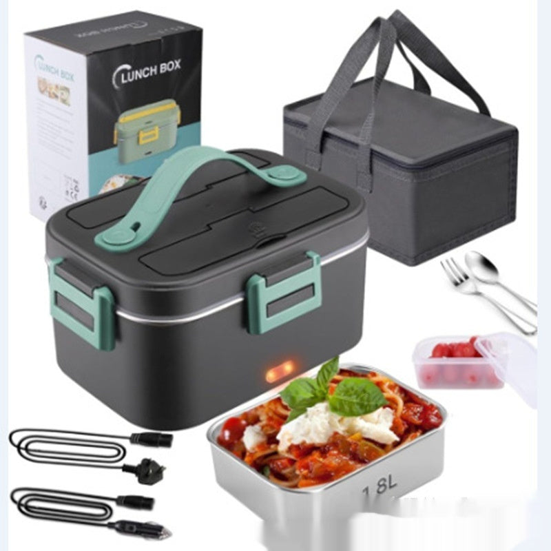 75W Electric Lunch Box Portable Household Car-mounted Heating No Water Injection