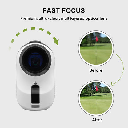 Outdoor Handheld Golf Measurement With Telescope