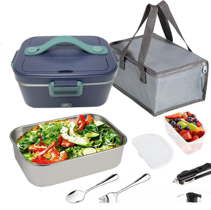 75W Electric Lunch Box Portable Household Car-mounted Heating No Water Injection