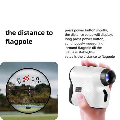 Outdoor Handheld Golf Measurement With Telescope