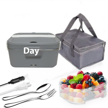 75W Electric Lunch Box Portable Household Car-mounted Heating No Water Injection