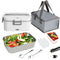 75W Electric Lunch Box Portable Household Car-mounted Heating No Water Injection